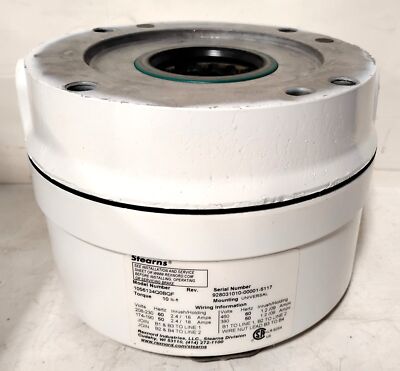 Stearns 1056134Q0BQF 5/8 in Bore 230/460 V AC 10 lb-ft Spring-Set Disc Brake