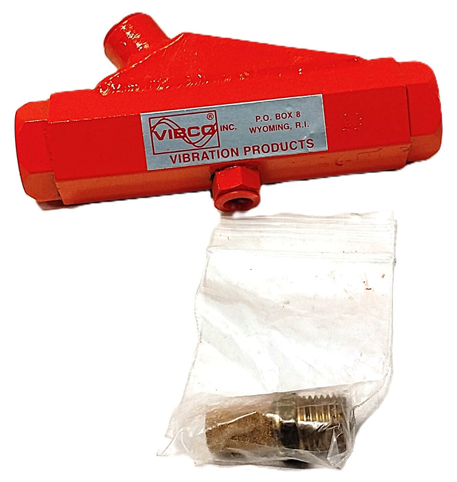 Vibco 70-5/8-EM 40-80 psi 9500-14500 VPM Silent Piston Air Vibrator w/ Silencer