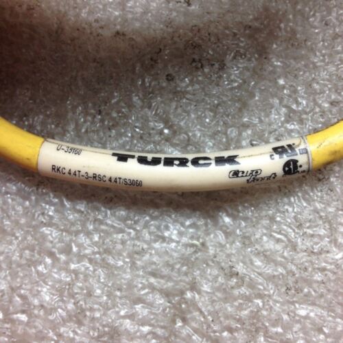 Turck RKC 4.4T-3-RSC 4.4T/S3060 Cordset