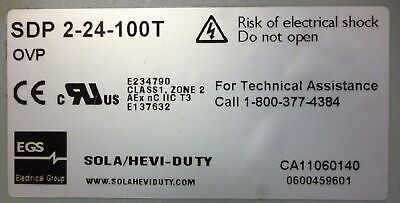 SOLA HD SDP2-24-100T Switching Mode Power Supply