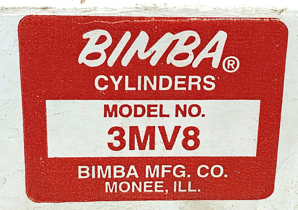 Bimba 3MV8 150 psi 1/8 NPT 3 Way Manual Air Control Valve w/ BUNA Seals