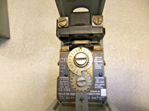 Allen-Bradley Pressure Switch 836CV11-FJCS 45 Psi