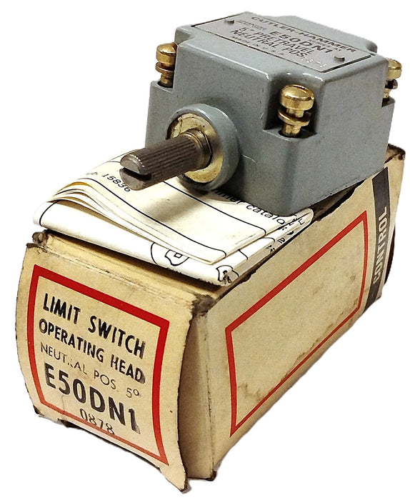 Cutler-Hammer E50DN1 Rotary Gear Limit Switch Operating Head Only
