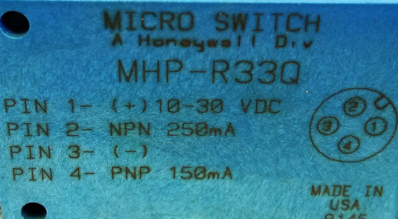 Honeywell MHP-R33Q Photoelectric Sensor
