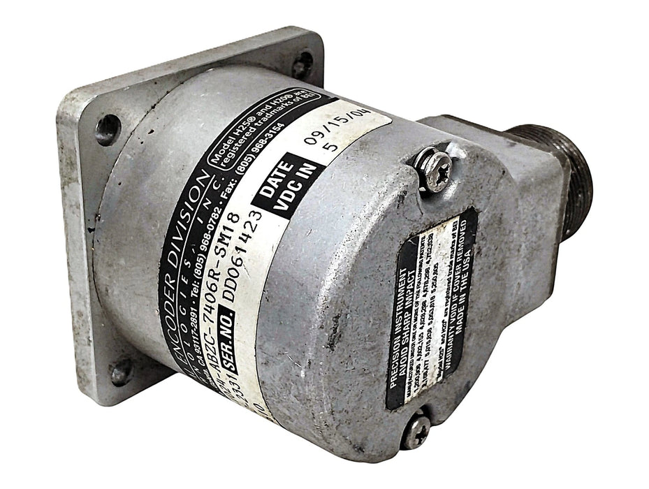 BEI H25D-SB-1024-ABZC-7406R-SM18 924-01002-2331 5VDC Optical Incremental Encoder