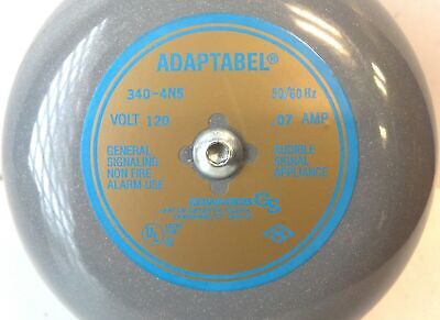 Edwards Signaling 340-4N5 120 V AC 4" Adaptabel Vibrating Bell