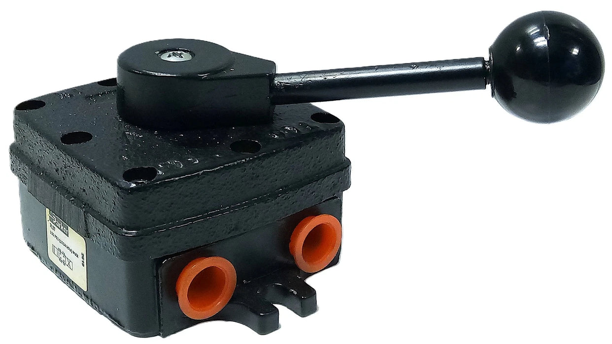 Parker PL37 150 psi 4-Way 3-Position Manual Air Control Valve w/ 3/8 in Ports