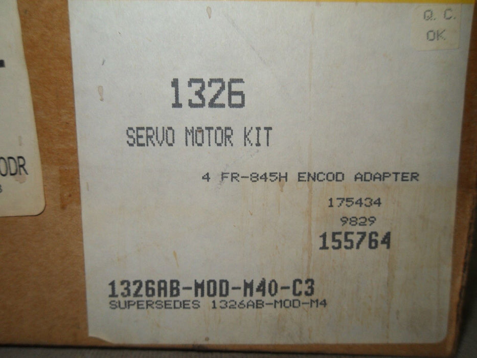 Allen-Bradley 1326AB-MOD-M40-C3 Servo Motor Kit