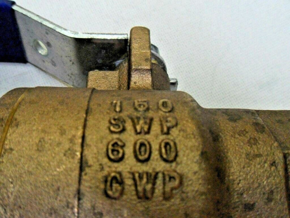 1 Nibco SP-110 1-1/2" Bronze Ball Valve