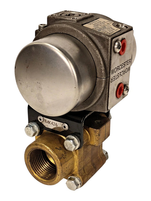 Worcester 05637NR2 80 psi Double-Acting Pneumatic Actuator