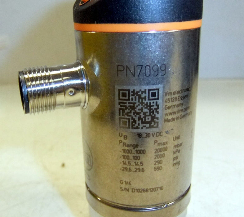 IFM EfectorPN-1-1BRER14-QFRKG/US/ /V-PN7099 Pressure Sensor Transducer