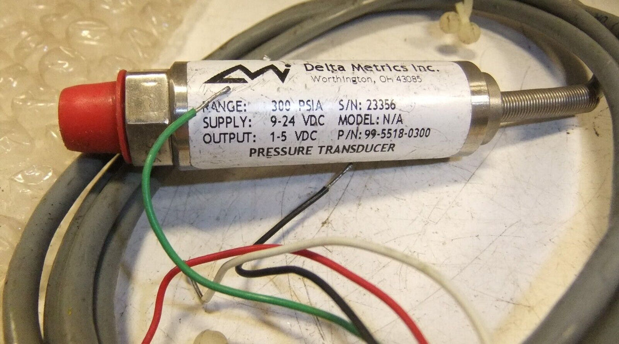 Delta Metrics Inc. Pressure Transducer 99-5518-0300