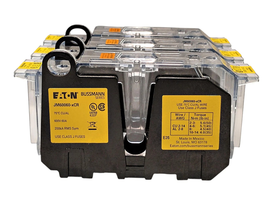 Eaton JM60060-XCR 600 V AC 60 A Fuse Holder