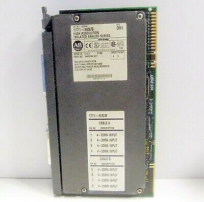 Allen-Bradley High Resolution Isolated Analog Input 1771-NIS/B
