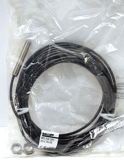 Balluff BES 516-324-EO-C-PU-05 BES01AH 10-30 V DC Inductive Proximity Sensor