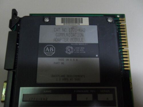 1 Allen-Bradley 1771-KA2 COMMUNICATION ADAPTER MODULE