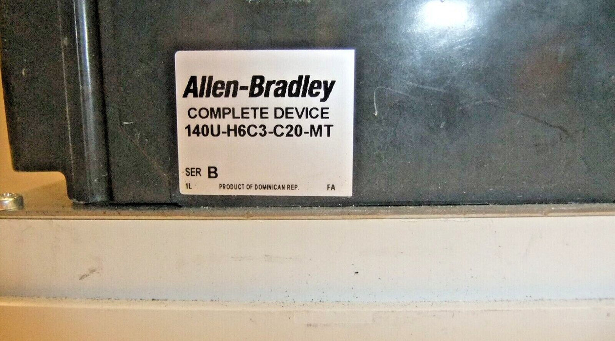 Allen-Bradley Circuit Breaker 140U-H6C3-C2-MT
