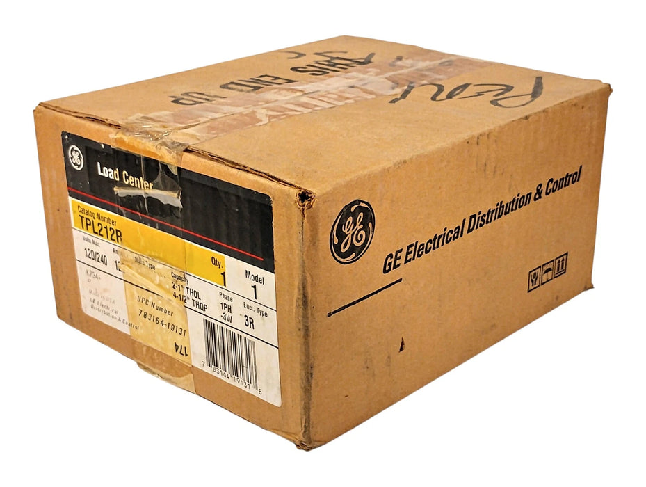 GE TPL212R 120/240 V AC 125 A Main Lug Load Center w/ 2-1 in THQL Spaces