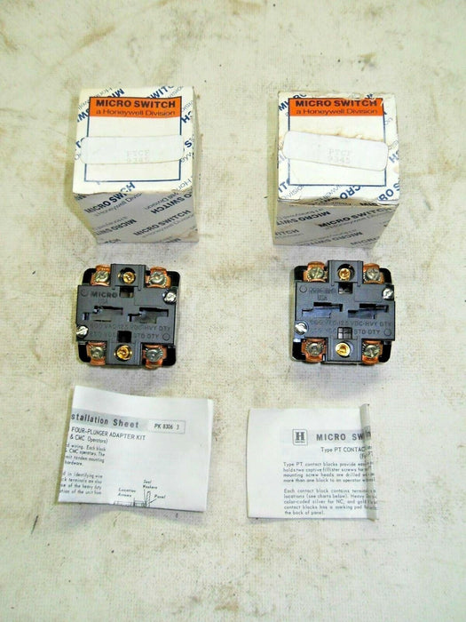 Lot Of 2 Nib MICRO SWITCH Ptcf Contact Blocks