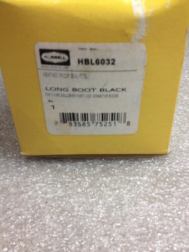 Hubbell HBL6032 Black Boot