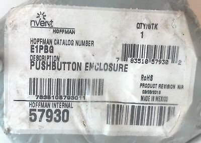 NVENT Hoffman E1PBG NEMA 12 Gray Pushbutton Enclosure