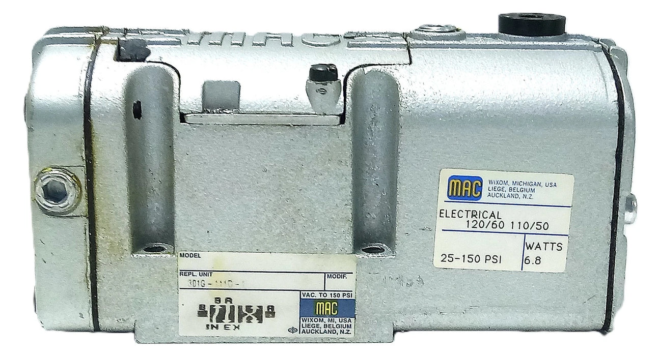 MAC Valves 301G-111D-1 25-150 psi Solenoid Valve Only No Coil or Manifold