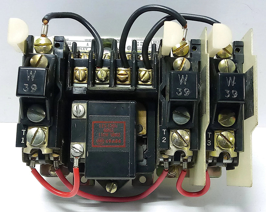 Allen-Bradley 509-TOD Non-Reversing Starter w/ 110/120 V AC Coil and W39 Heaters