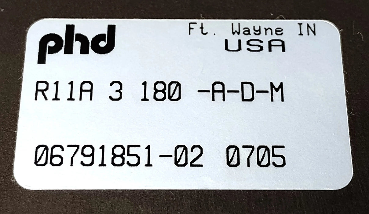 PHD R11A-3-180-A-D-M Pneumatic Rotary Actuator