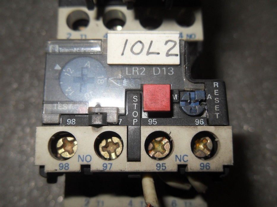 Telemecanique LC1 D18 10 Contactor W/ LA1-DN20 & LR2-D1321