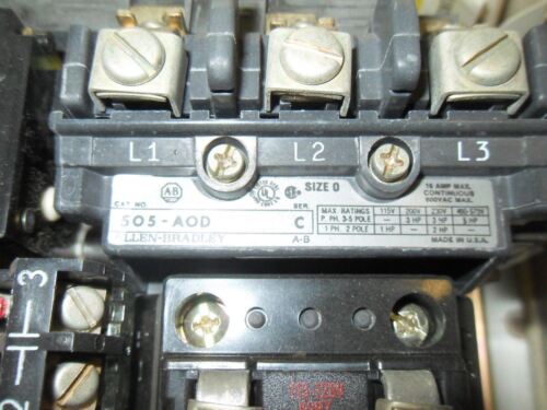 Allen-Bradley 505-ACB-6 Reversing Starter