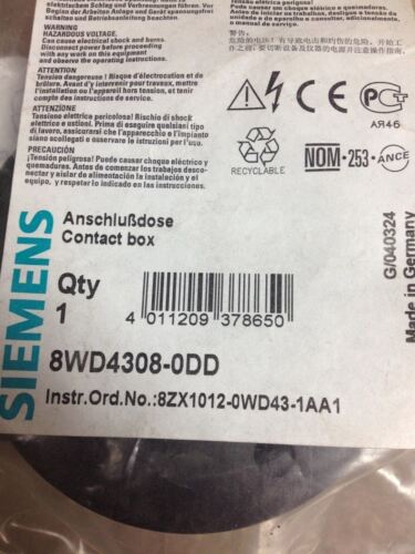 2 Siemens 8WD4308-0DD CONTACT BOXES