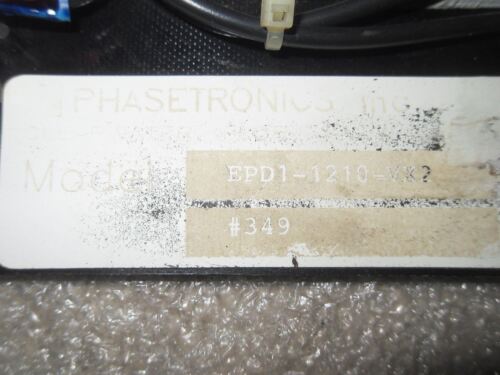 PHASETRONICS EPD1-1210-VX2 DC DRIVE