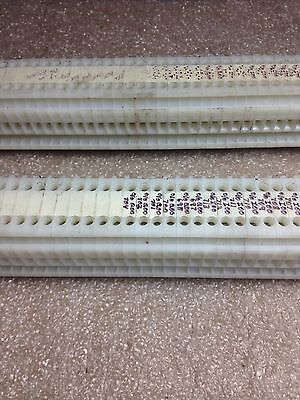 2 Din Rails with Allen-Bradley 1492-HM1 Terminal Blocks