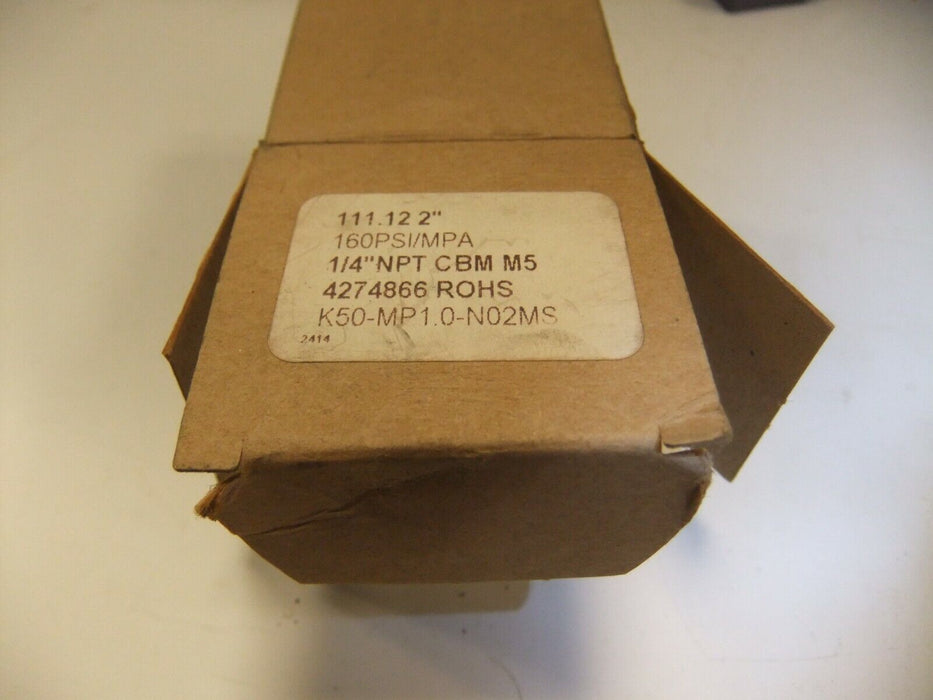 SMC Gauge 2" 1/4" NPT 111.12