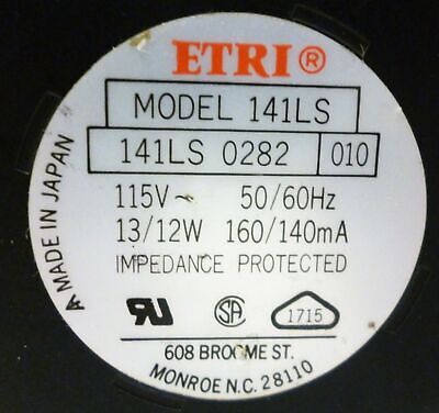 Etri 141LS-0282-010 Component Fan