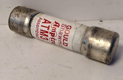 Ferraz Shawmut ATM3 600 VAC / 500 VDC 3 A Amp-Trap Fast-Acting Fuse - Lot of 10