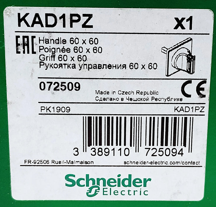 Schneider Electric KAD1PZ 072500 Handle Actuator for Rotary Disconnect
