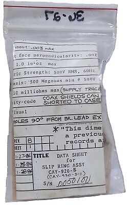 Airflyte Electronics CAY920-3-1 Slip Ring Assembly