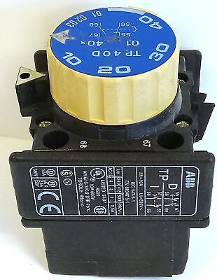 ABB TP-40DA 1SBN020300R1000 690 V AC 10 A 0.1-40 seconds Time Delay Relay