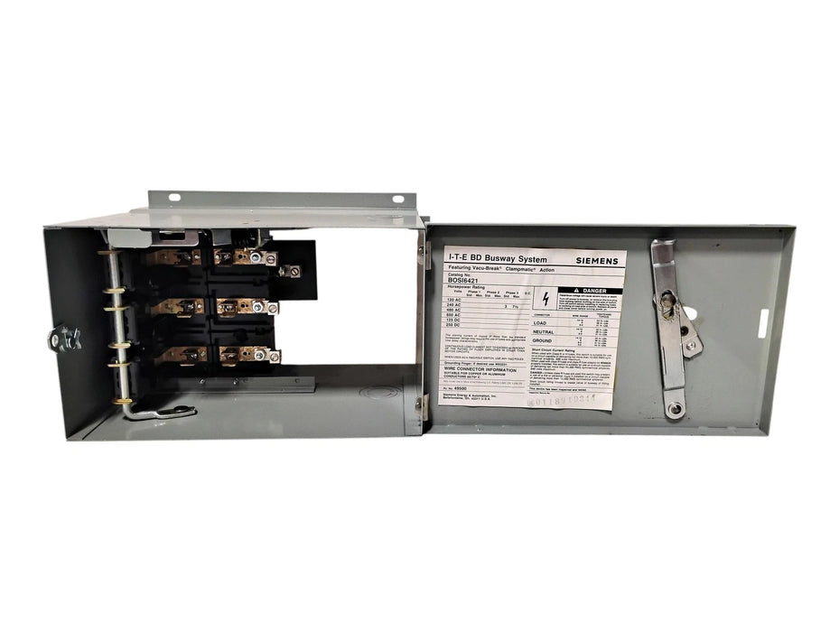 Siemens BOS16421 240 V 30 A 3 P Fusible BD Bus Plug