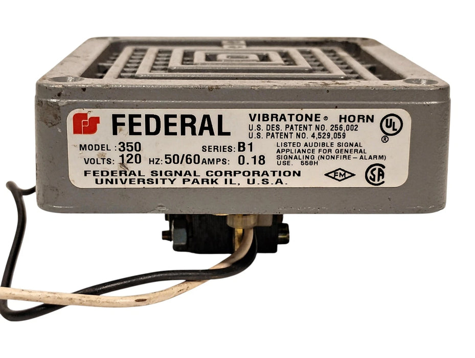 Federal Signal 350 Series B1 120 V AC Alarm