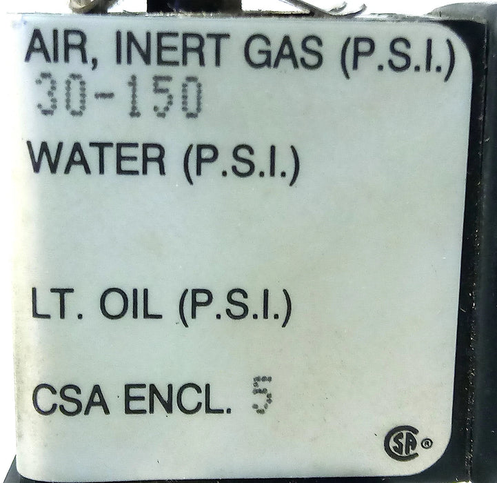ASCO 2630008 30-150 Solenoid Valve w/ Flow Control and 120 V AC Coil