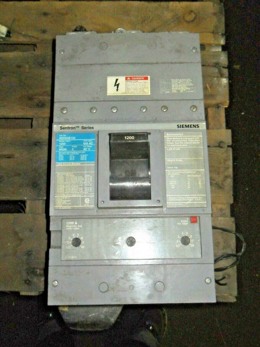 Siemens ITE NXD63B120 600 V AC 1200 A 3 Phase Sentron Series Circuit Breaker