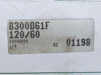 ASCO 8300D61F 120V 60Hz 250 psi Solenoid Valve