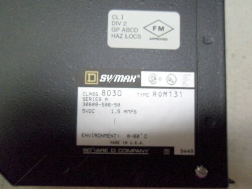 Square D SYMAX 8030-ROM131 Motor Controller
