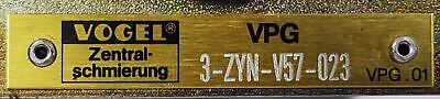 Vogel 3-ZYN-V57-023 Lubrication Valve Assembly