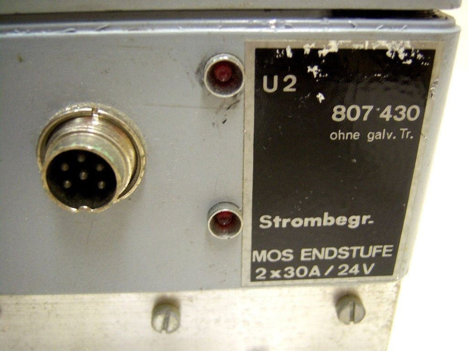 Stromberg Power Amplifier 807430 2X30A/24V