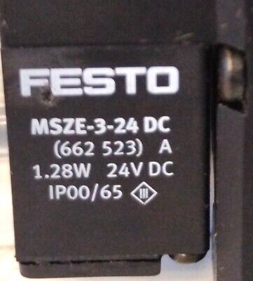 Festo CPE14-M1BH-5L-1/8 24 V DC 3-8 Bar 1/8" 5/2 Solenoid Valve