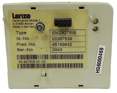 Lenze Americas EMZ8275IB Digital PLC Input/Output Module