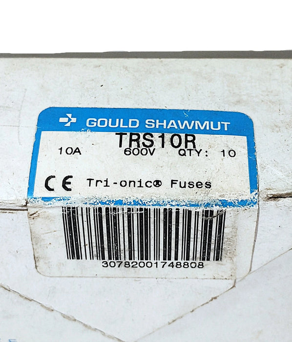 Gould TRS10R 600 V AC/DC 10 A Class RK5 Current-Limiting Time-Delay Fuses